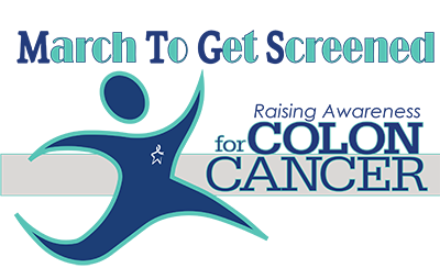 March to Get Screened Logo
