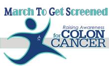 March to Get Screened Logo